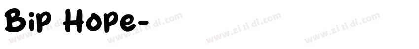 Bip Hope字体转换